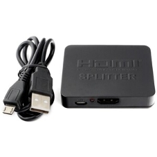 Разветвитель HDMI Cablexpert DSP-2PH4-03, HD19F/2x19F, 1 компьютер => 2 монитора, Full-HD, 3D, 1.4v