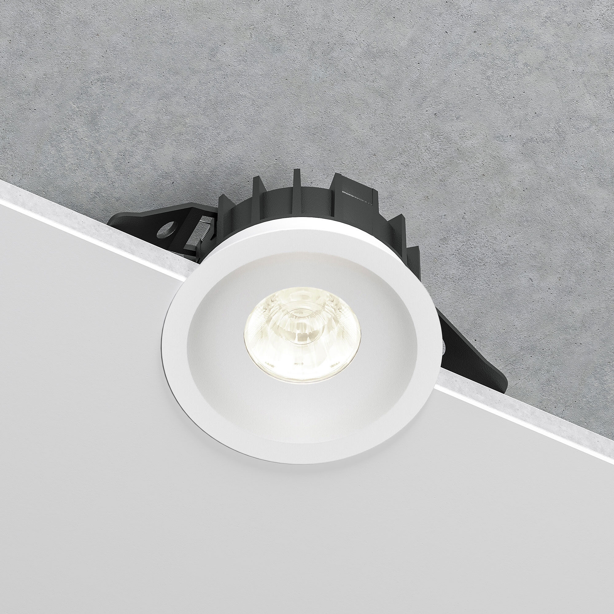 25067/LED 10W 4000K / светильник встраиваемый светодиодный / белый