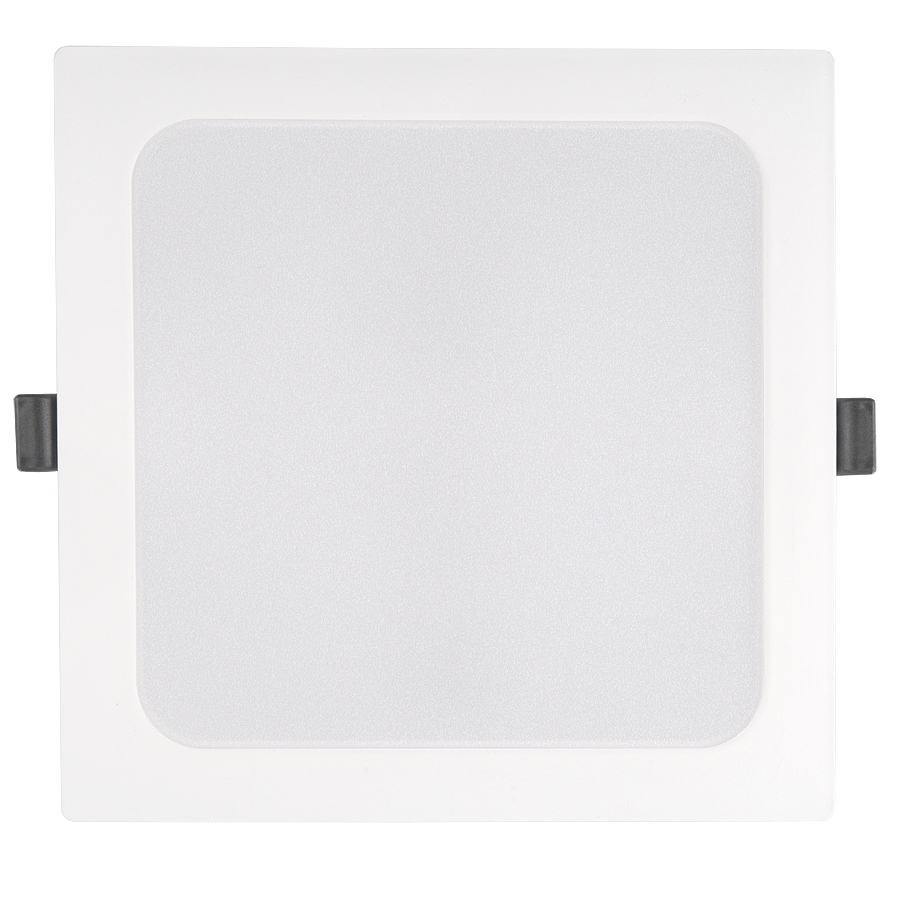 Светильник встраиваемый LED квадрат 18Вт 6500К 175мм белый пластик IP40 General GLP-SW3-18BT-175-6