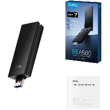Сетевой адаптер Wi-Fi Cudy WU6500 BE6500 USB 3.0 (ант.внеш.несъем.) 2ант.