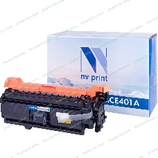 Картридж лазерный NVPrint совместимый HP CE401A Cyan для CLJ Color M551 (6000k)