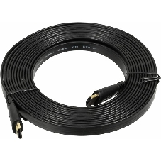 Кабель аудио-видео High Speed ver.1.4 Flat HDMI (m)/HDMI (m) 5м. позолоченные контакты черный Кабель аудио-видео High Speed ver.1.4 Flat HDMI (m)/HDMI (m) 5м. позолоченные контакты черный