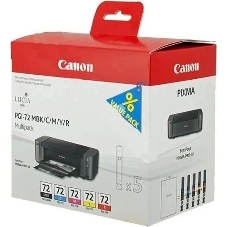 Картридж струйный CANON PGI-72 MBK/C/M/Y/R MULTIPACK (1640 стр. 13 мл) для CANON PRO-10