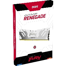 Оперативная память Kingston Fury Renegade, DDR5, 64Gb (2x32Gb), 6400MHz, CL32, радиатор, белый