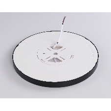 Светильник светодиодный ультратонкий Ambrella light FZ1906 BK черный IP54 26W 3000K-6500K CCT-переключатель D370*25 (Без ПДУ)
