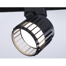 Трековый однофазный светильник Ambrella light GL5349 BK черный GX53 D100*80