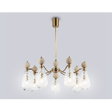 Люстра Ambrella light LH53287/7 BS/CL латунь/прозрачный E14*7 max 40W D815*900