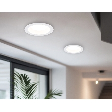 Светильник Ambrella light TN52335 SWH/GWH белый песок/белый глянец GX53 max 12W D115*25