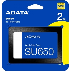 Накопитель SSD ADATA Ultimate SU650, 2000 Gb, SATA, 2.5