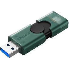 Флешка USB Kingston DataTraveler Duo (DTDEG2/256Gb), 256Gb, USB3.2/Type-C, R/W 150/60, зеленая