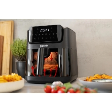 Аэрогриль Gorenje AF1800DHB черный, 1800 Вт, 6.3 л, сенсор, 8 программ