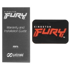 Оперативная память Kingston Fury Beast, DDR5, 32GB (1x32GB), 6000 MHz, CL36, с радиатором, черный