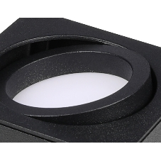 Насадка для корпуса светильника N7711 SBK черный песок 70*70*H25mm Out2mm MR16