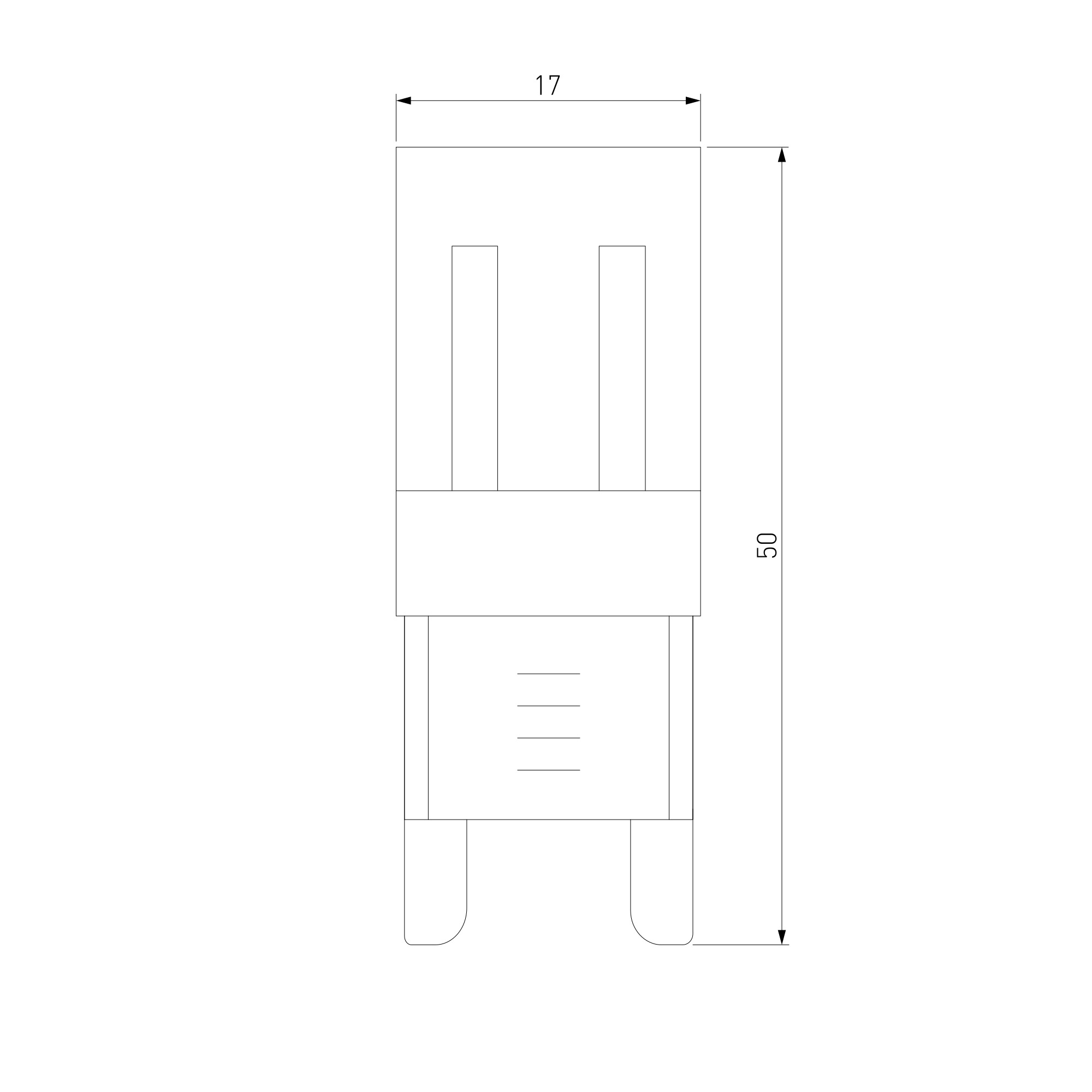 BLG901 / Светодиодная лампа G9 LED 7W 220V 3300K
