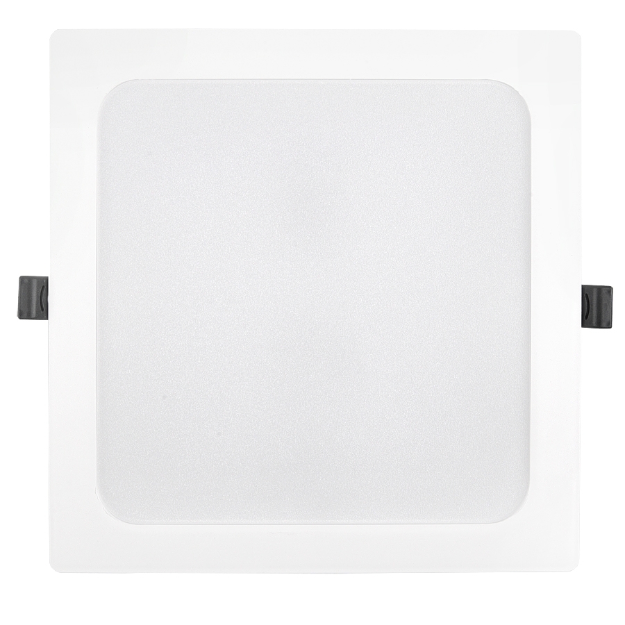 Светильник встраиваемый LED квадрат 24Вт 6500К 220мм белый пластик IP40 General GLP-SW3-24BT-220-6