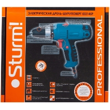 Дрель-шуруповерт Sturm ID2145P 450 Вт, 45 Нм, щеточный