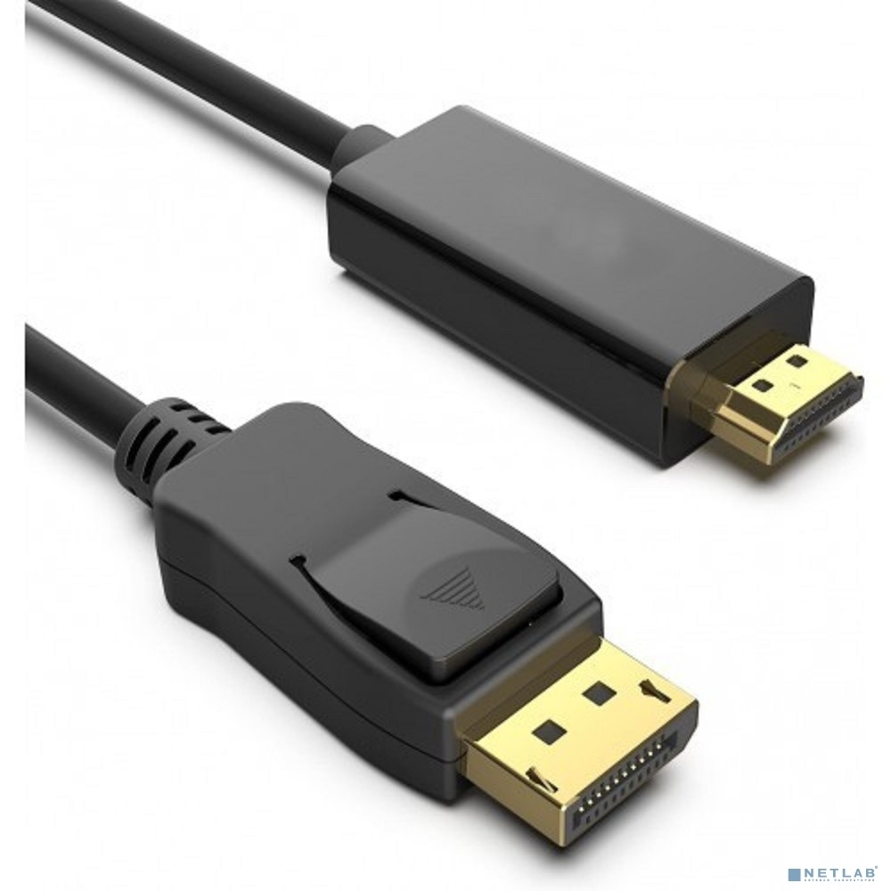 Кабель DP KS-is KS-744-3 20M HDMI 19M 4K экран.3м