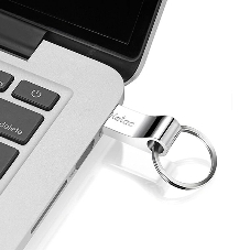 Флешка USB Netac U275 (NT03U275N-016G-20SL), 16Gb, USB 2.0, R/W 50/40, серебристый