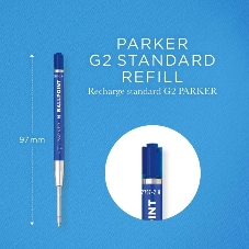 Стержень шариковый Parker QuinkFlow Basic Z09 (CW2166550) M 1мм, синие чернила, без упаковки