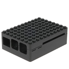 Корпус ACD RA182 black для микрокомпьютера Raspberry Pi 3 черный ABS Plastic Building Block case for Raspberry Pi 3