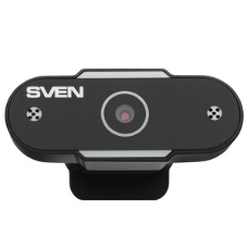 Веб-камера SVEN IC-915 1280x720, 30 кадр/с, USB Type-A, микрофон, шторка приватности, универсальное крепление