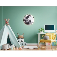 Настенно-потолочный светодиодный светильник Ambrella light FW11113 BK черный 31W LED 3000-6400K D500*38