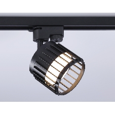 Трековый однофазный светильник Ambrella light GL5349 BK черный GX53 D100*80