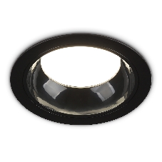 Светильник Ambrella light TN52336 SBK/GBK черный песок/черный глянец GX53 max 12W D115*25