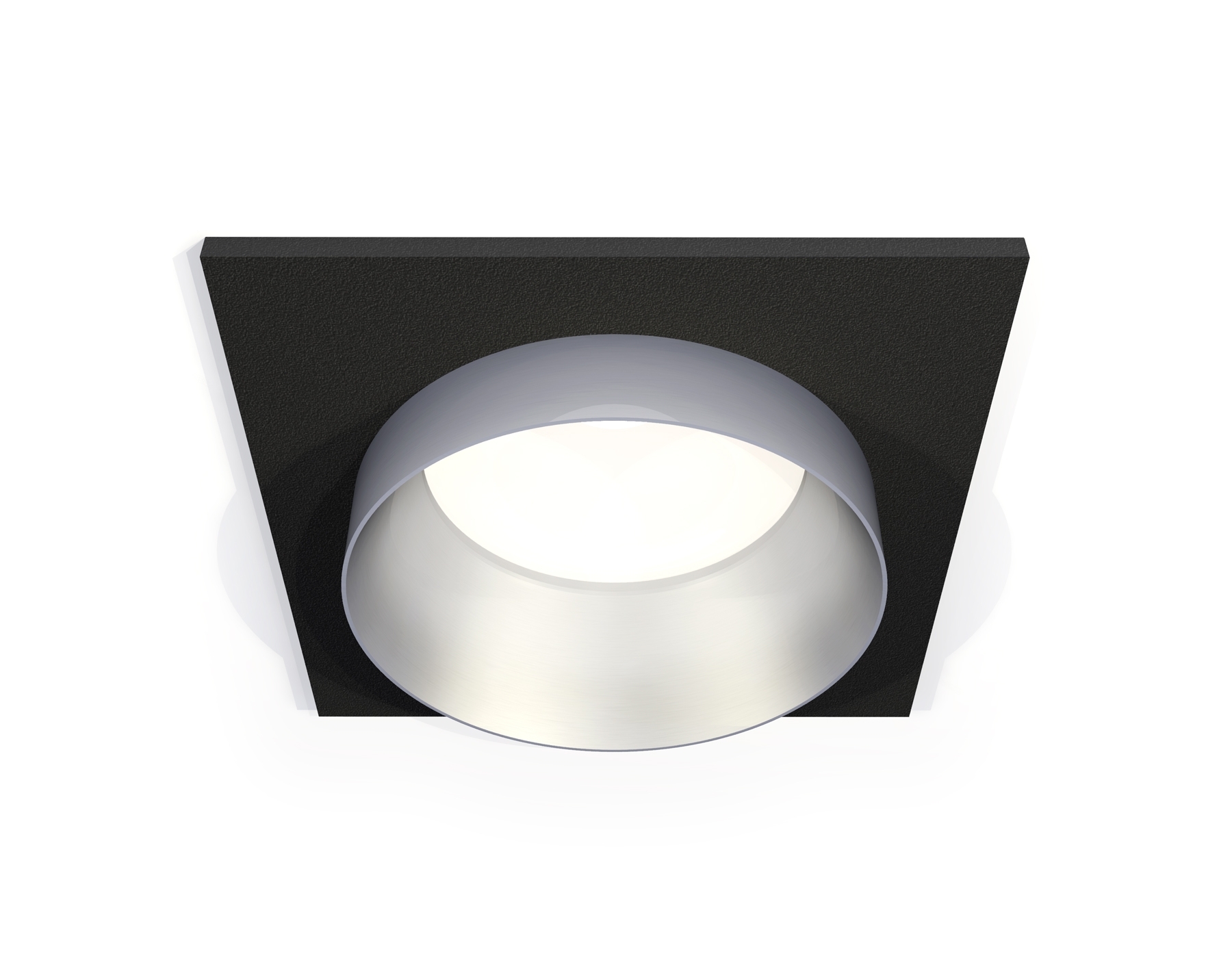 Комплект встраиваемого светильника Ambrella light XC6521023 SBK/MCH черный песок/хром матовый MR16 GU5.3 (C6521, N6133)