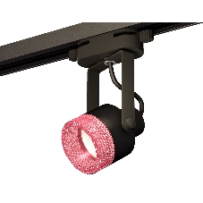 Светильник Ambrella light XT6602062 PBK/PI черный полированный/розовый MR16 GU10 (C6602, N6152)