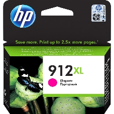 Картридж струйный HP 912XL 3YL82AE пурпурный (825 стр.) для HP OfficeJet 801x/802x