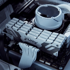 Оперативная память Kingston Fury Renegade, DDR5, 64Gb (2x32Gb), 6400MHz, CL32, радиатор, белый