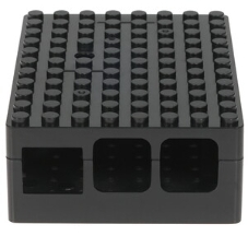 Корпус ACD RA182 black для микрокомпьютера Raspberry Pi 3 черный ABS Plastic Building Block case for Raspberry Pi 3