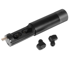 Наушники TWS GEOZON Track черный, внутриканальные, Bluetooth, до 4 ч