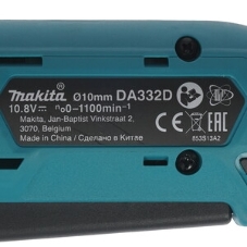 Дрель угловая MAKITA DA332DZ, 10,8 В, Без АКБ, аккумуляторная