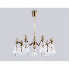 Люстра Ambrella light LH53287/7 BS/CL латунь/прозрачный E14*7 max 40W D815*900