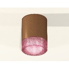 Светильник Ambrella Light XS6304021 SCF/PI кофе песок/розовый MR16 GU5.3 (C6304, N6152)
