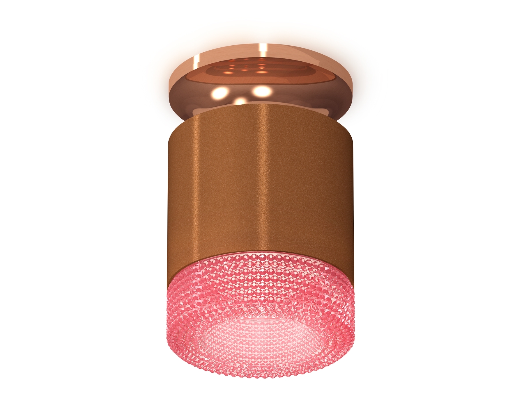 Светильник Ambrella Light XS7404142 SCF/PPG/PI кофе песок/золото розовое полированное/розовый MR16 GU5.3 (N7930, C7404, N7193)