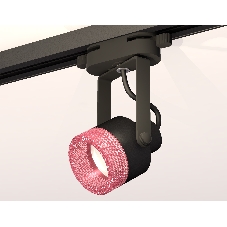 Светильник Ambrella light XT6602062 PBK/PI черный полированный/розовый MR16 GU10 (C6602, N6152)
