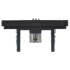 Розетка телевизионная оконечная FORTE&PIANO FP128 черный IEK FP-A10-O-K02