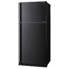 Холодильник Sharp SJ-XE55PMBK черный двухкамерный 388/148л морозилка сверху, No Frost