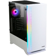 Компьютерный корпус ZALMAN S5, ATX, WHITE, WINDOW, 2xCOMBO (3.5