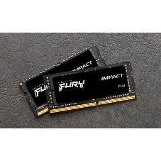 Оперативная память Kingston Fury Impact, DDR4, 16GB (2x8GB), 3200MHz, CL20, SO-DIMM