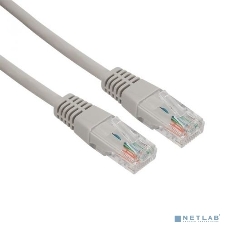 Шнур коммутационный Rexant патч-корд U/UTP RJ45-RJ45, cat.5e, LSZH серый, 1м