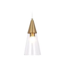 Светильник Ambrella light TR3666 BS/CL латунь/прозрачный E14 max 40W D120*1000