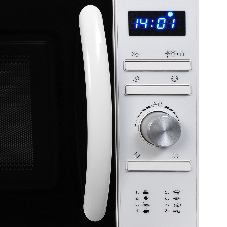 Микроволновая печь Hyundai HYM-D3027 белый, 20 л, 700 Вт, переключатели - кнопки, поворотный механизм