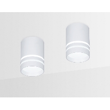 Светильник Ambrella light TN235 WH/S белый/песок LED 4200K 5W D60*100
