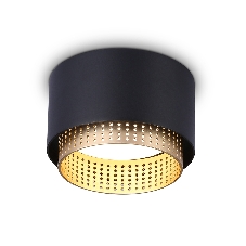 Светильник Ambrella light TN71275 BK/GD черный/золото GX53 max 12W D95*62