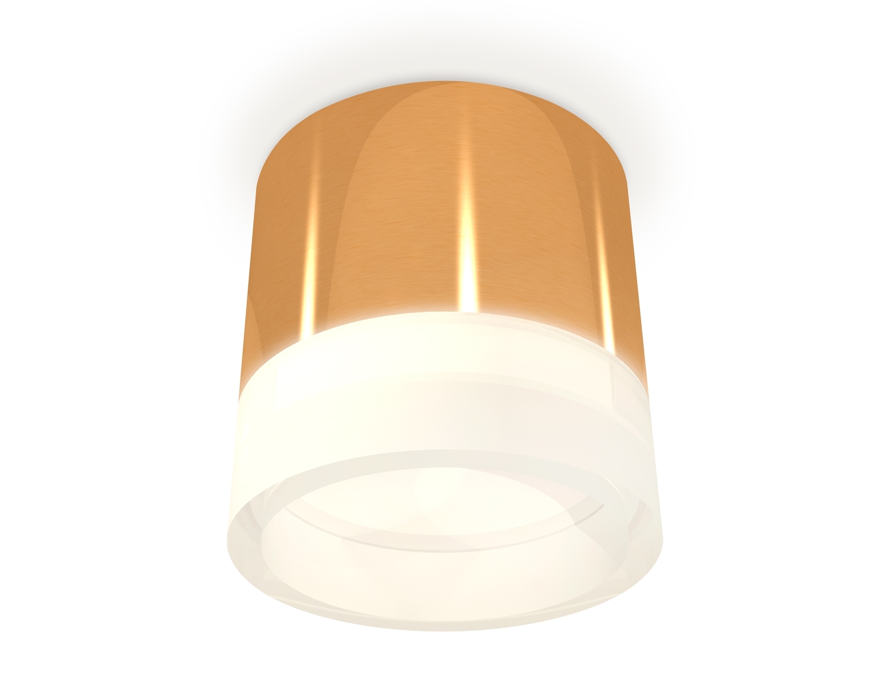 Светильник Ambrella Light XS8121010 PYG/FR золото желтое полированное/белый матовый GX53 (C8121, N8401)