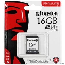Флеш карта SDHC 16Gb Class10 Kingston Industrial Temperature Class 10